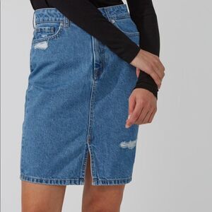 Frank & Oak denim skirt